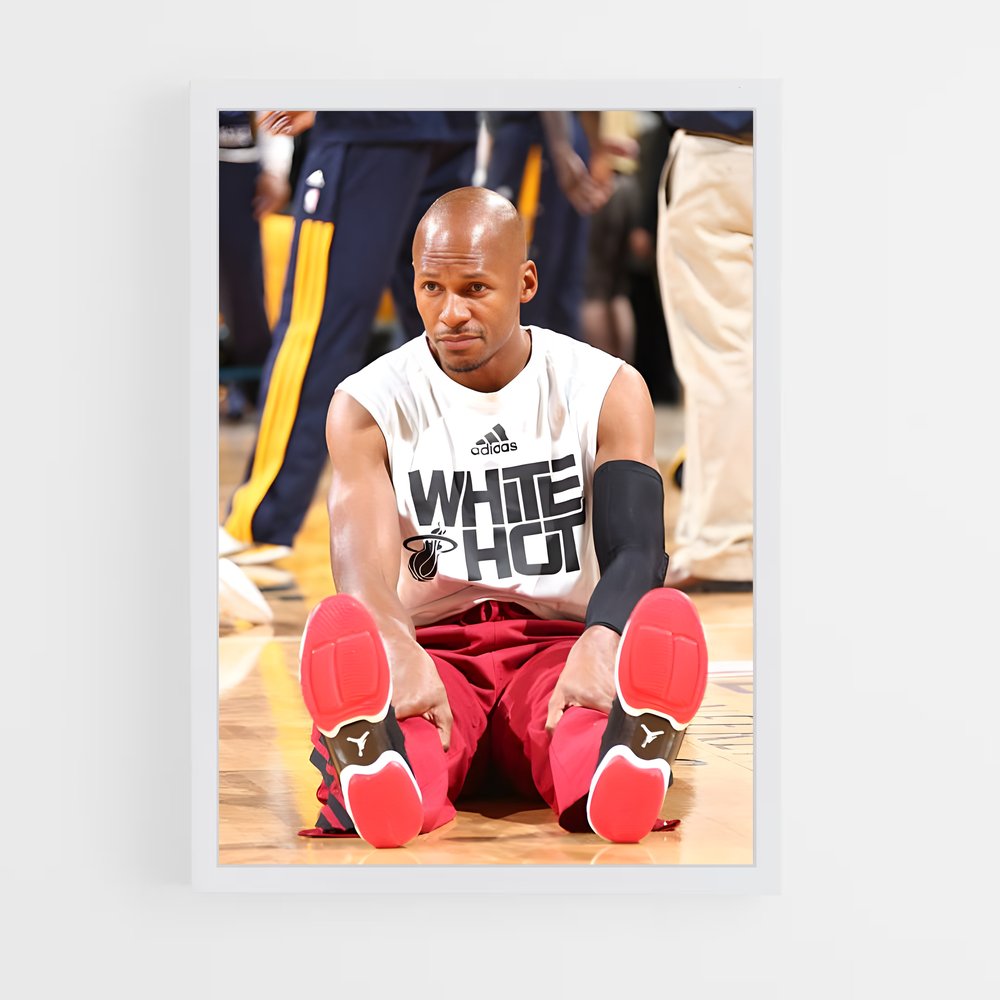 Poster Ray allen relevés – affiche Basketball (vue 3)